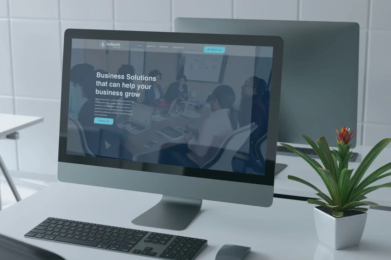 Ballpark Consulting &mdash; website work by Hustle Haven