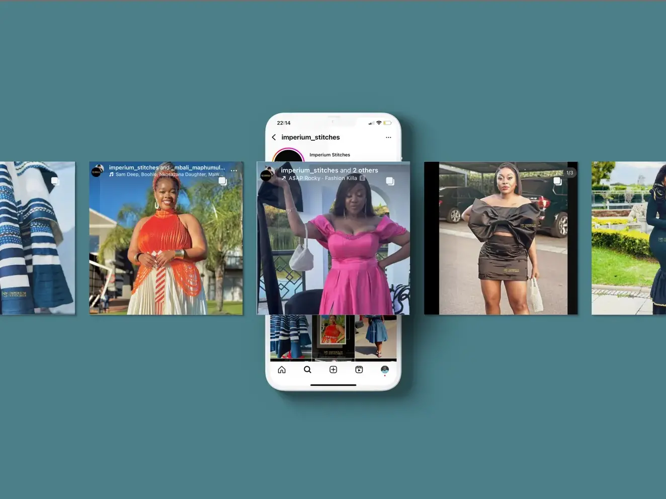 Imperium Stitches — social media work by Hustle Haven