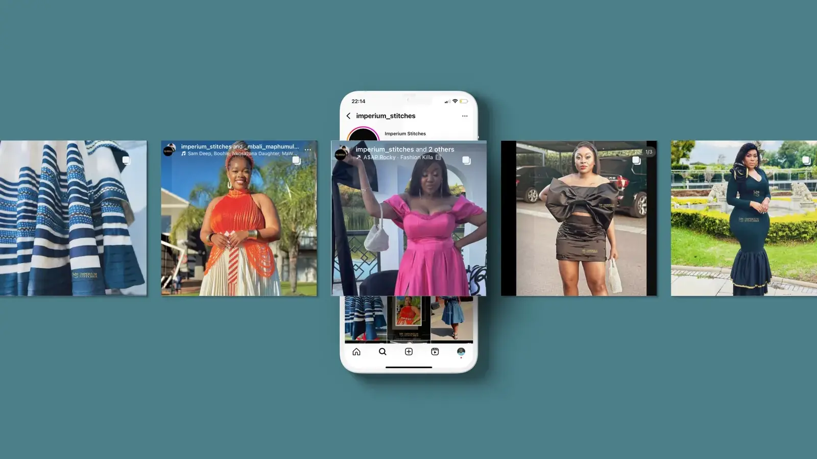 Imperium Stitches &mdash; social media work by Hustle Haven