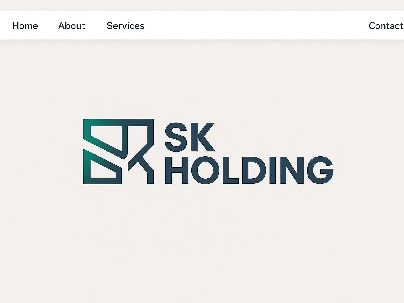 SK Holding — website work by Hustle Haven