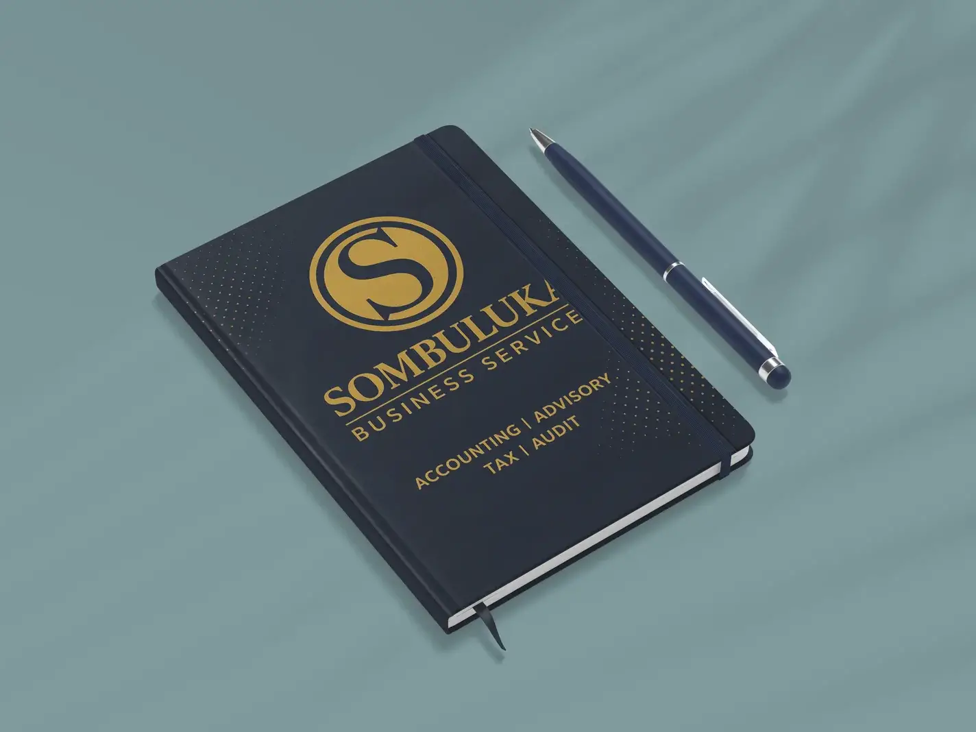 Sombuluka Business Services — brand · stationery work by Hustle Haven